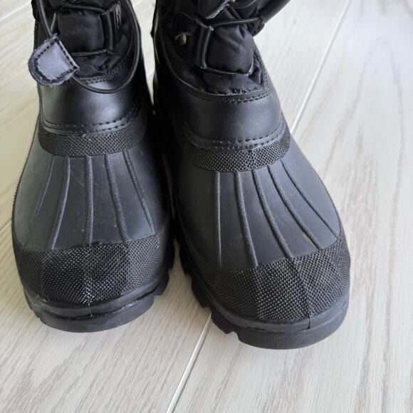 Dream Pairs Women’s Snow Boots Black Waterproof Fur Winter Size 6 - Picture 7 of 10